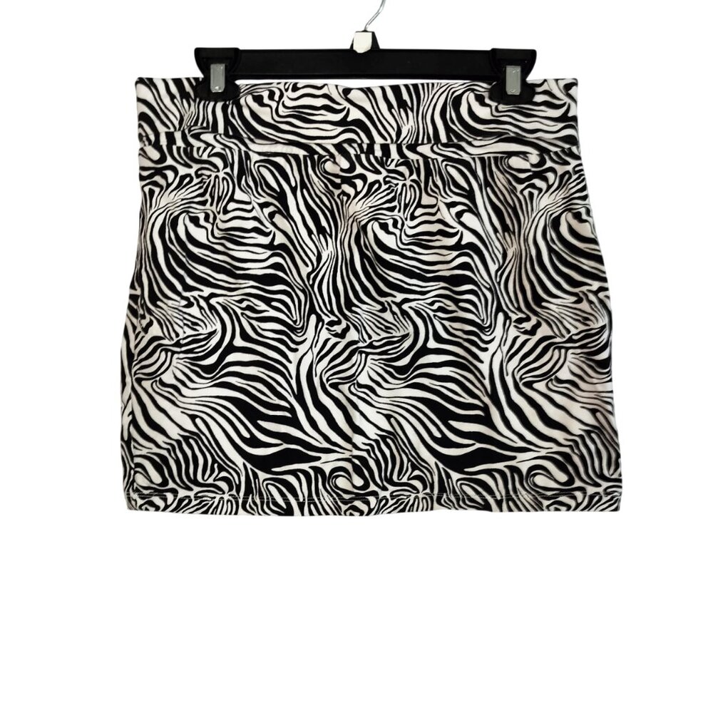 No Boundaries Mini Skirt Juniors Size Large Zebra #Bodycon #Wildchic #Street - Picture 2 of 8